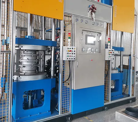 Presse de vulcanisation de ressorts pneumatiques