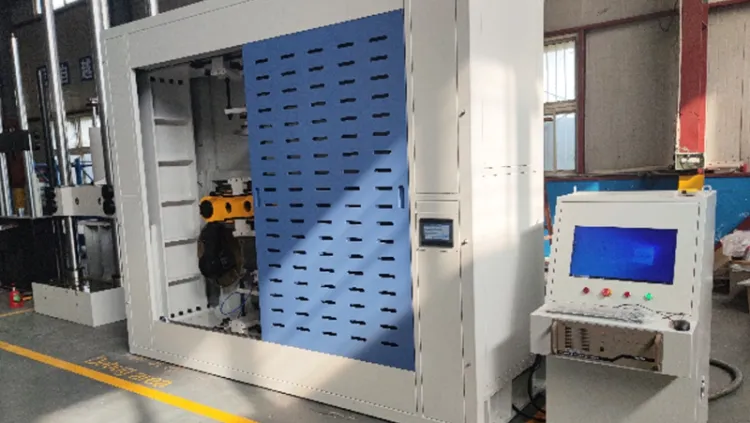 Machine d'essai de fatigue pour ressorts pneumatiques