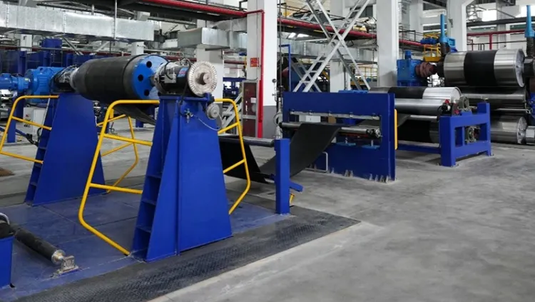 Presse de vulcanisation rotative (Rotocure à cinq tambours)