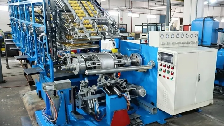 Machine de confection de pneus de moto