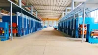 Ligne de vulcanisation pour bandes transporteuses à carcasse textile