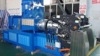 Extrudeuse bi-vis de la série T avec section de calandrage
